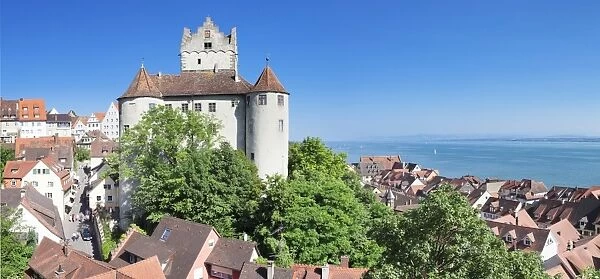 Old Castle (Altes Schloss), Meersburg, Lake Constance (Bodensee), Baden Wurttemberg, Germany, Europe