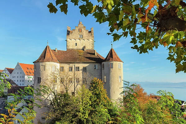 Old Castle, Meersburg, Lake Constance (Bodensee), Upper Swabia, Baden-Wurttemberg, Germany, Europe