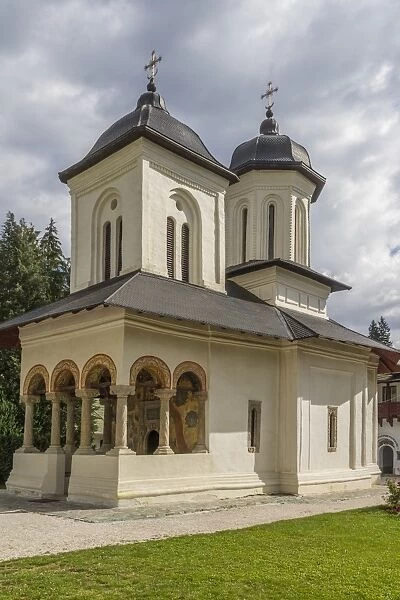 Old church (Dormition of the Holy Virgin Mary), Sinaia Monastery, Wallachia, Romania, Europe