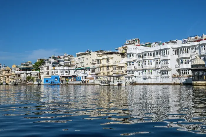 Framed Print : Old City on Lake Pichola, Udaipur, Rajasthan, India