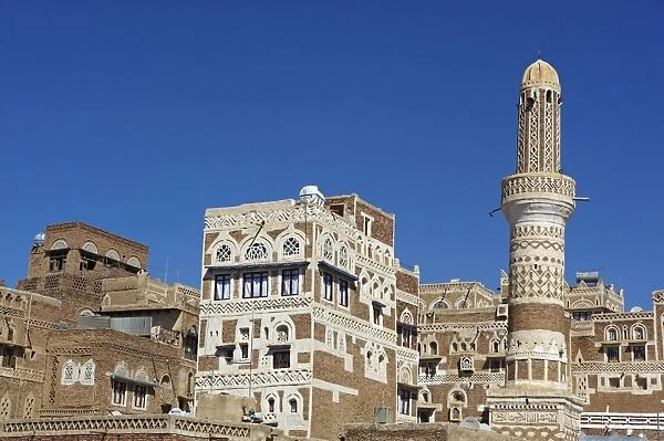 Old City of Sanaa, UNESCO World Heritage Site, Yemen, Middle East