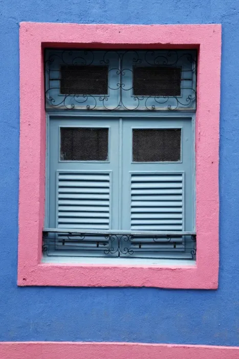 Framed Print : Detail of an old colonial house, Olinda, Pernambuco, Brazil, South America Framed Print : Detail of an old colonial house, Olinda, Pernambuco, Brazil, South America