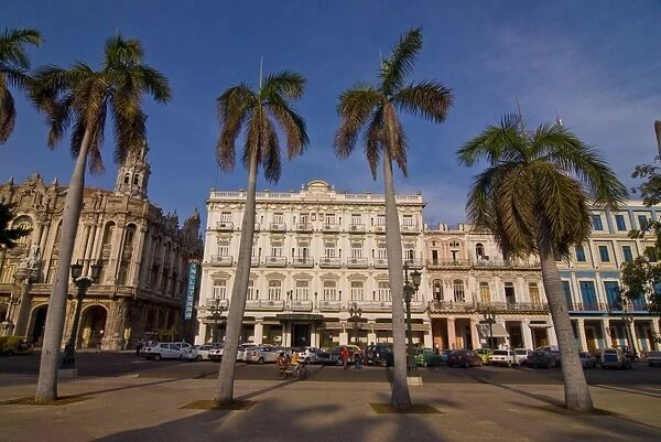 Old colonial houses in the center of Havana, Cuba, West Indies, Caribbean