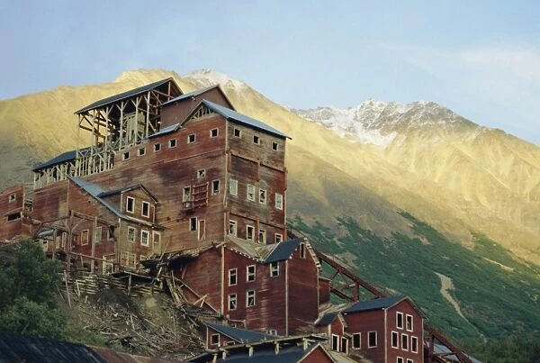 Old copper mine buildings