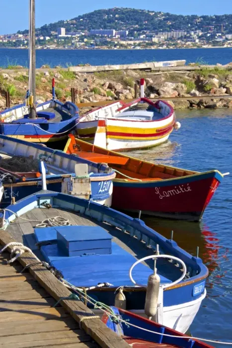Framed Print : Old fishing boats, Etang de Thau Museum, Bouzigues, Thau basin, Sete town in the background, Herault, Languedoc, France, Europe Framed Print : Old fishing boats, Etang de Thau Museum, Bouzigues, Thau basin, Sete town in the background, Herault, Languedoc, France, Europe