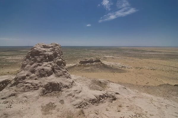 Old fortress of Ayaz Qala, Karakalpakstan, Uzbekistan, Central Asia, Asia