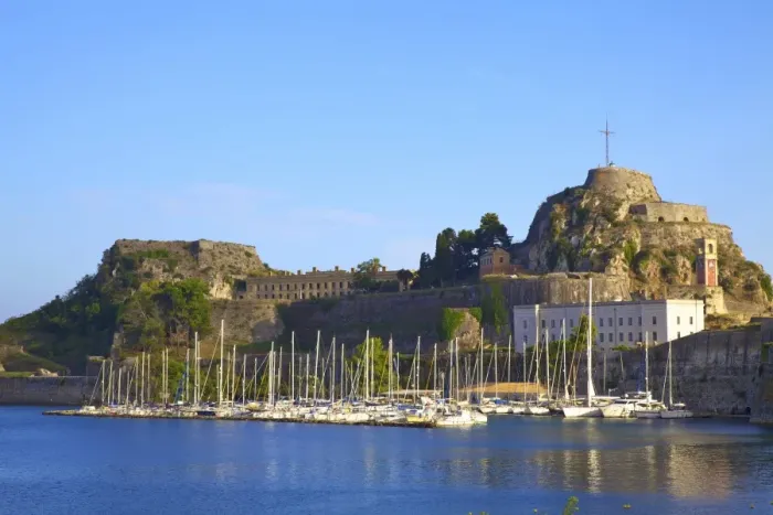 Framed Print : Old Fortress, Corfu Old Town, Corfu, The Ionian Islands, Greek Islands, Greece, Europe Framed Print : Old Fortress, Corfu Old Town, Corfu, The Ionian Islands, Greek Islands, Greece, Europe