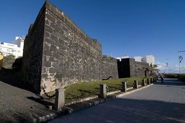 The old fortress in the old town of Santa Cruz de la Palma, La Palma, Canary Islands