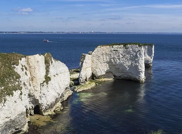 Old Harry Rocks at The Foreland (Handfast Point), Poole Harbour, Isle of Purbeck