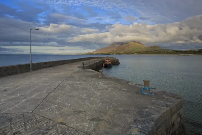 Framed Print : Old Head Pier, County Mayo, Connacht, Republic of Ireland, Europe Framed Print : Old Head Pier, County Mayo, Connacht, Republic of Ireland, Europe