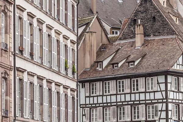 Old houses in La Petite France, Strasbourg, Bas Rhin, Alsace, France, Europe