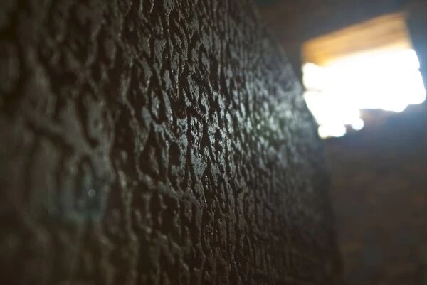 Old inscriptions in the Ezana stone, an artifact from the ancient Kingdom of Aksum