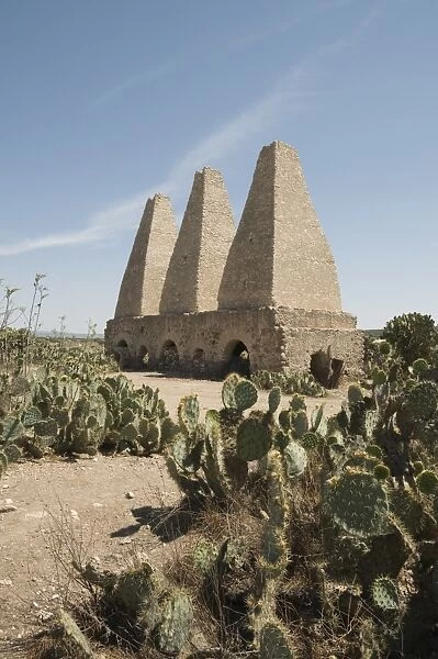 Old kilns for processing mercury, Mineral de Pozos (Pozos), a UNESCO World Heritage Site
