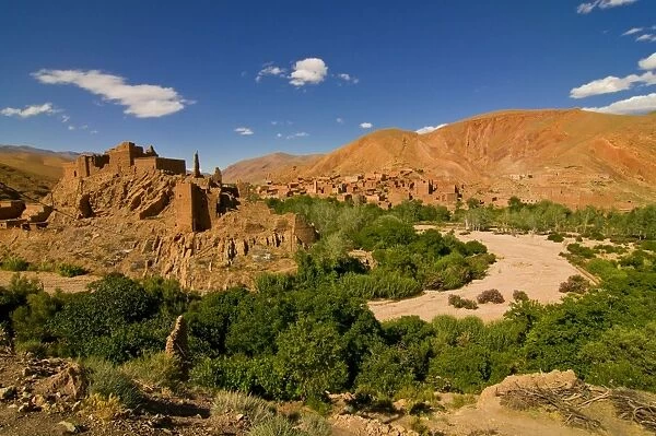 Old ksar in the Dades Gorge, Morocco, North Africa, Africa