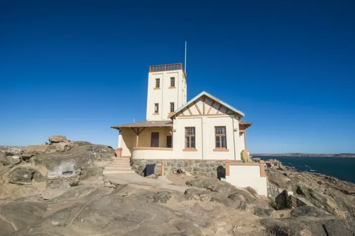 Framed Print : Old Lighthouse in Luderitz, Namibia, Africa Framed Print : Old Lighthouse in Luderitz, Namibia, Africa