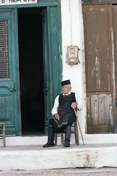 Old man in traditional costume