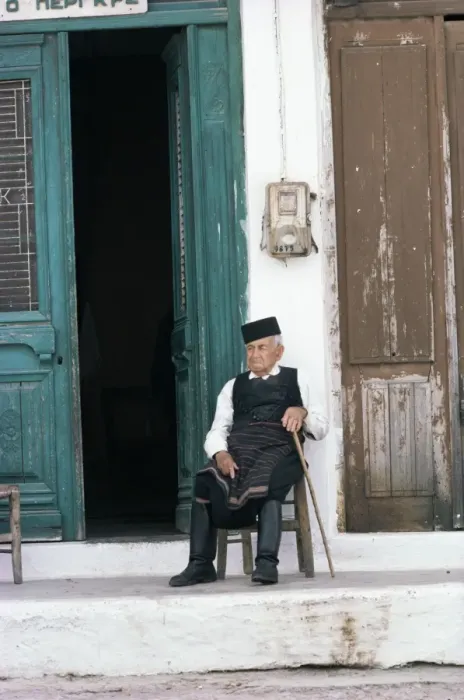 Framed Print : Old man in traditional costume Framed Print : Old man in traditional costume