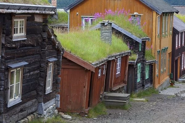 The old mining town of Roros, Sor-Trondelag County, Gauldal District, Norway, Scandinavia, Europe