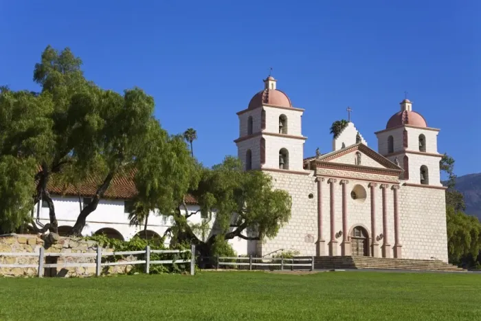 Framed Print : Old Mission Santa Barbara, Santa Barbara, California, United States of America Framed Print : Old Mission Santa Barbara, Santa Barbara, California, United States of America