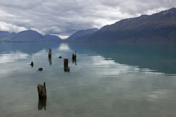Framed Print : Old pier posts on Lake Wakatipu, Glenorchy, Otago, South Island, New Zealand, Pacific Framed Print : Old pier posts on Lake Wakatipu, Glenorchy, Otago, South Island, New Zealand, Pacific