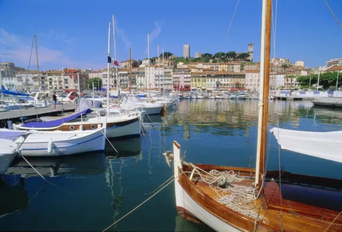 Framed Print : The old port, Cannes, Cote d Azur, Provence, France Framed Print : The old port, Cannes, Cote d Azur, Provence, France