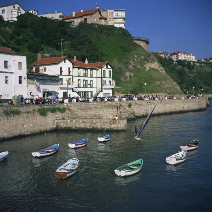 Framed Print : Old port at Getxo Framed Print : Old port at Getxo