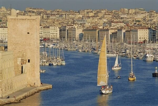 The Old Port, Marseilles, Provence, France, Europe