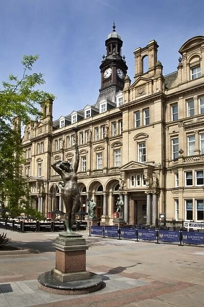 Old Post Office Building in City Square, Leeds, West Yorkshire, Yorkshire, England, United Kingdom, Europe