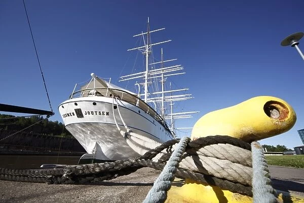 Old sailing ship, the Soumen Joutsen, Aura River, Maritime Museum, Forum Marinum
