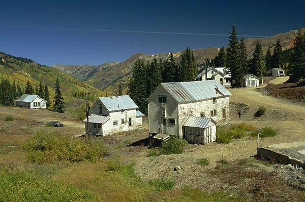 Old silver mines near Silverton, Colorado, United States of America, North America