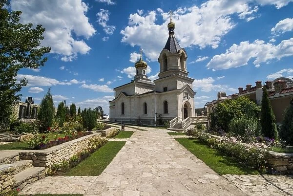 The old temple complex of old Orhei (Orheiul Vechi), Moldova, Europe