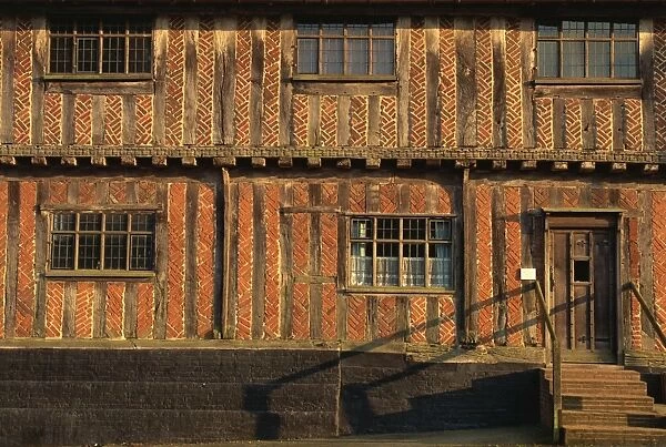 Old timbered house, Laxfield, Suffolk, England, United Kingdom, Europe
