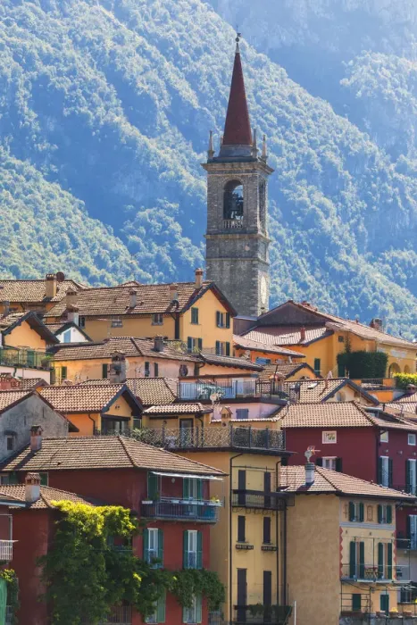 Framed Print : Old town and bell tower, Varenna, Lake Como, Lecco province, Lombardy, Italian Lakes Framed Print : Old town and bell tower, Varenna, Lake Como, Lecco province, Lombardy, Italian Lakes