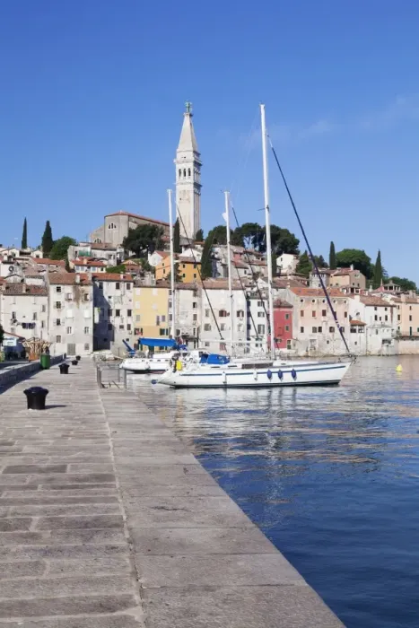 Framed Print : Old town and the cathedral of St. Euphemia, Rovinj, Istria, Croatia, Adriatic, Europe Framed Print : Old town and the cathedral of St. Euphemia, Rovinj, Istria, Croatia, Adriatic, Europe