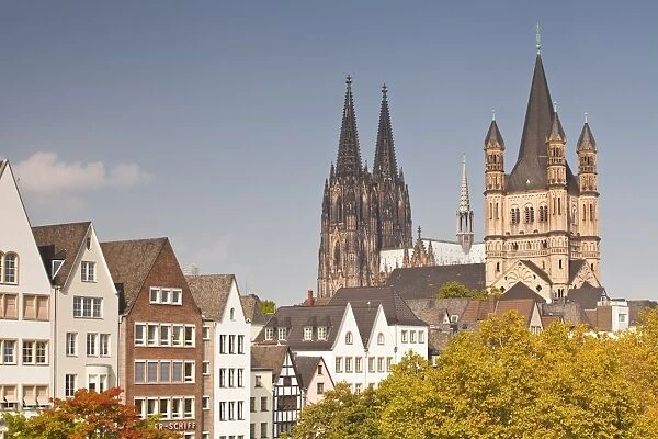 The old town of Cologne, North Rhine-Westphalia, Germany, Europe