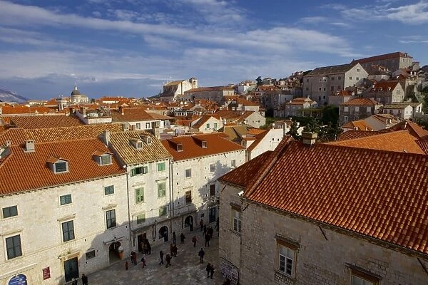 The old town of Dubrovnik, UNESCO World Heritage Site, Croatia, Europe