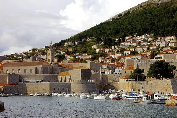 The old town of Dubrovnik, UNESCO World Heritage Site, Croatia, Europe