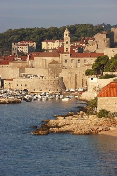 Old Town in early morning light, UNESCO World Heritage Site, Dubrovnik, Croatia, Europe