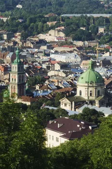 Framed Print : Old Town including Dominican church and monastery Framed Print : Old Town including Dominican church and monastery