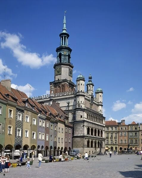 Old Town market place in Poznan