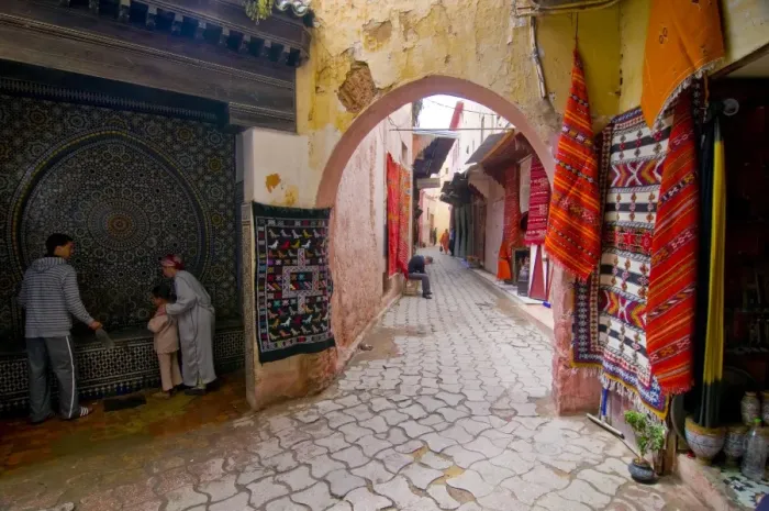 Framed Print : In the old town of Meknes, Morocco, North Africa, Africa Framed Print : In the old town of Meknes, Morocco, North Africa, Africa