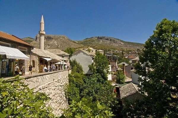 The old town of Mostar, UNESCO World Heritage Site, Bosnia-Herzegovina, Europe