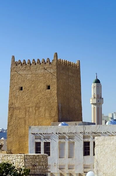 Old Town near Souq Waqif, Doha, Qatar, Middle East