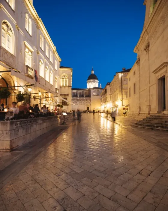 Framed Print : Old Town at night, UNESCO World Heritage Site, Dubrovnik, Croatia, Europe Framed Print : Old Town at night, UNESCO World Heritage Site, Dubrovnik, Croatia, Europe