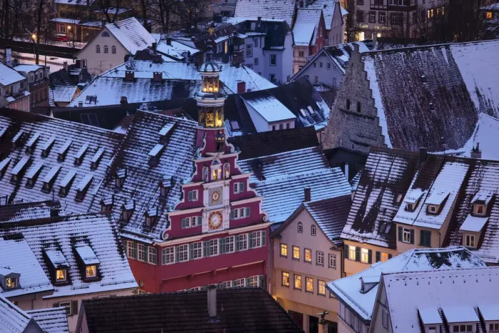 Framed Print : Old town with the Old Town Hall, Esslingen am Neckar, Baden-Wurttemberg, Germany, Europe Framed Print : Old town with the Old Town Hall, Esslingen am Neckar, Baden-Wurttemberg, Germany, Europe