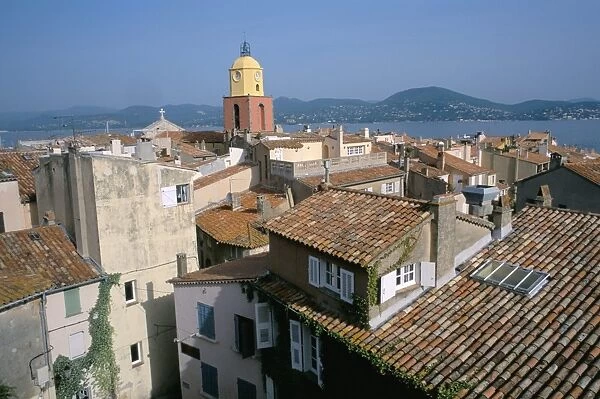 The old town, Presqu ile de St. Tropez, Var, Cote d Azur, Provence