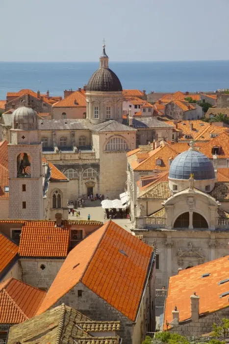 Framed Print : Old Town rooftops and Cathedral dome, UNESCO World Heritage Site, Dubrovnik, Dalmatia, Croatia, Europe Framed Print : Old Town rooftops and Cathedral dome, UNESCO World Heritage Site, Dubrovnik, Dalmatia, Croatia, Europe