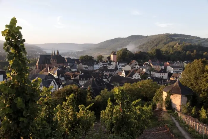 Framed Print : Old town of Saarburg, Rhineland-Palatinate, Germany, Europe