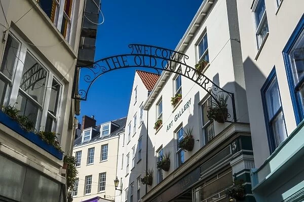 The old town of Saint Peter Port, Guernsey, Channel Islands, United Kingdom, Europe