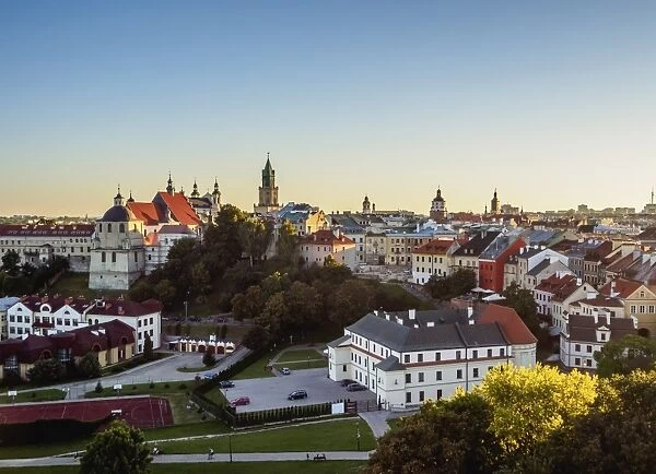 Old Town skyline, City of Lublin, Lublin Voivodeship, Poland, Europe